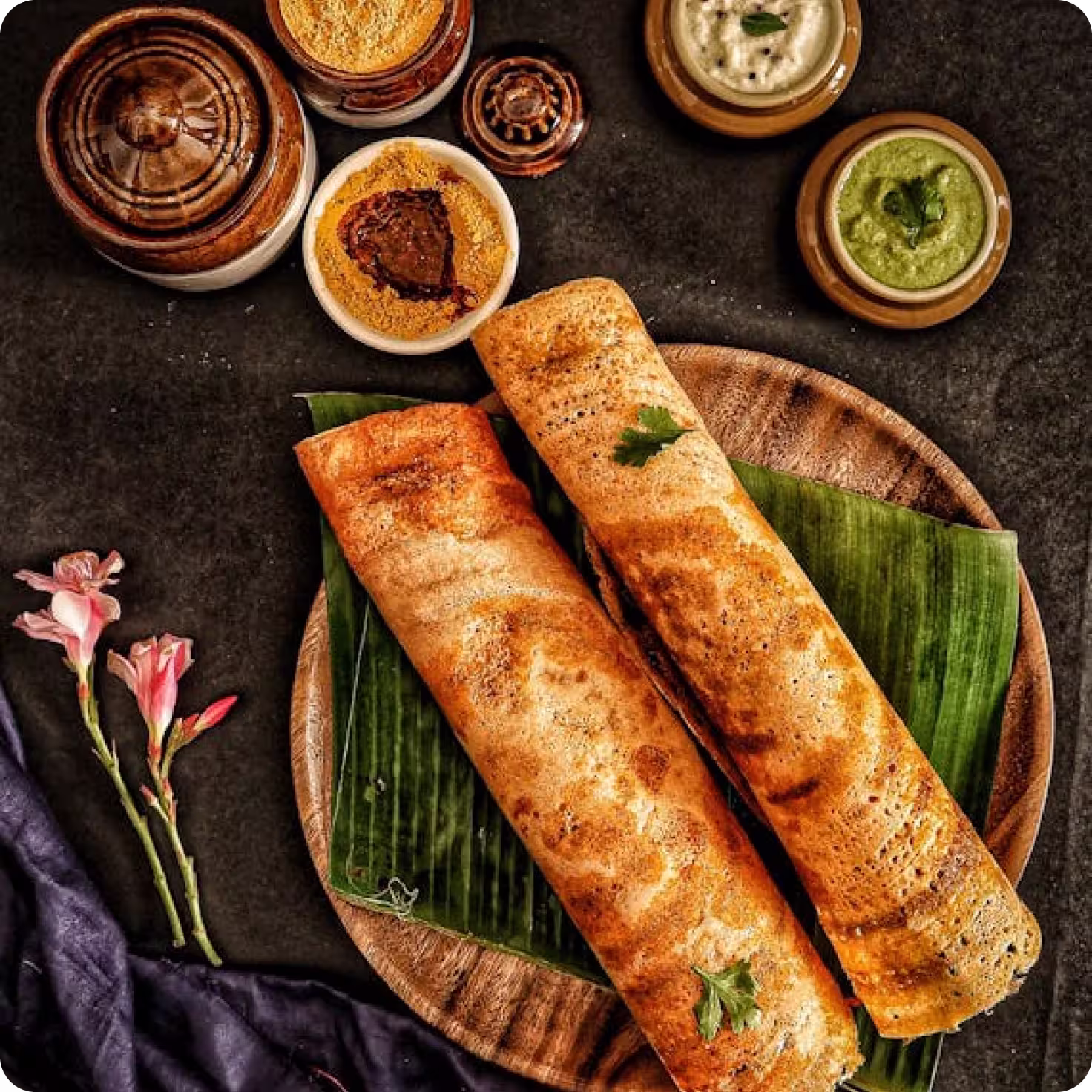 Millet Masala Dosa